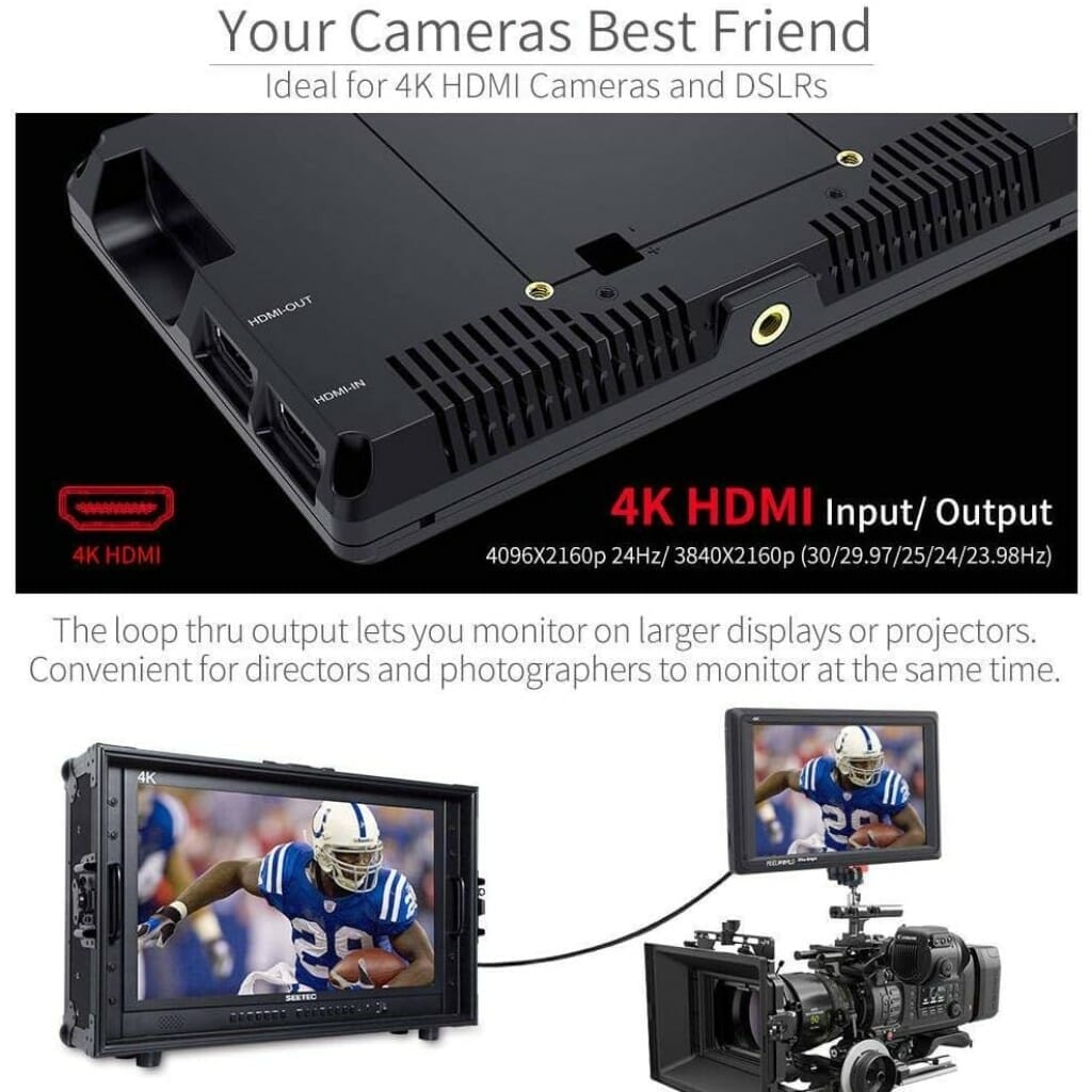 FEELWORLD FW279 7 Inch 2200nit Ultra Bright DSLR Camera Field Monitor - Image 3