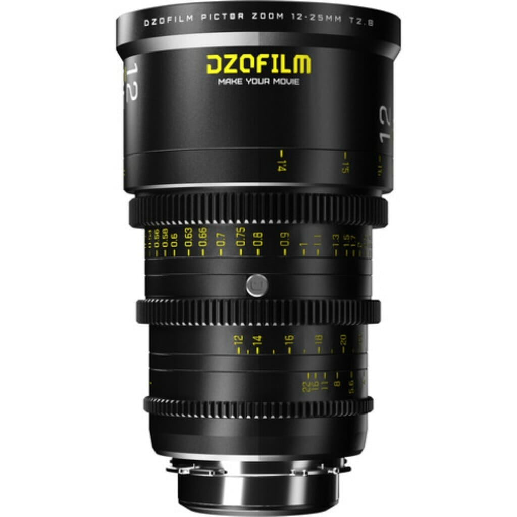 DZOFilm Pictor 12-25mm T2.8 Super35 Parfocal Zoom Lens (PL/EF, Black) - Image 3