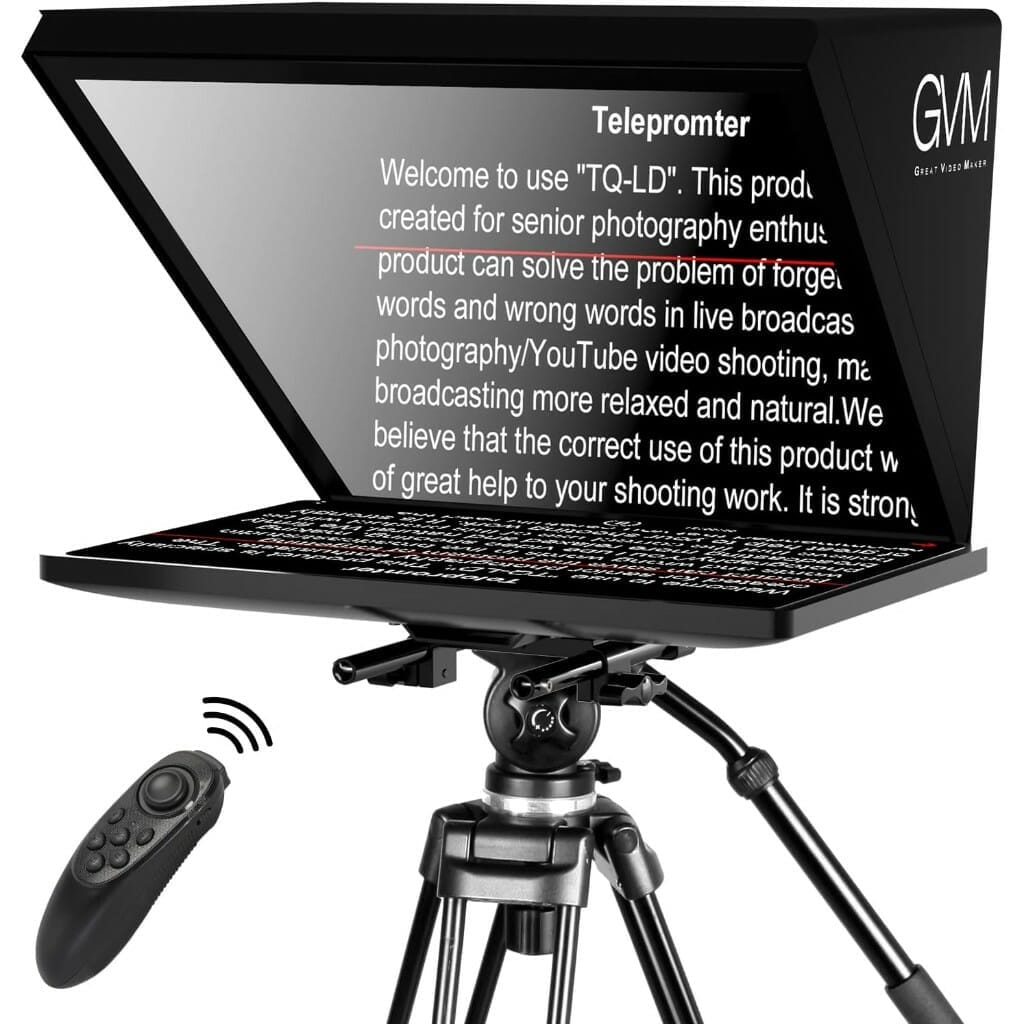 GVM 18.5'' Teleprompter Kit Star Global Production Studios