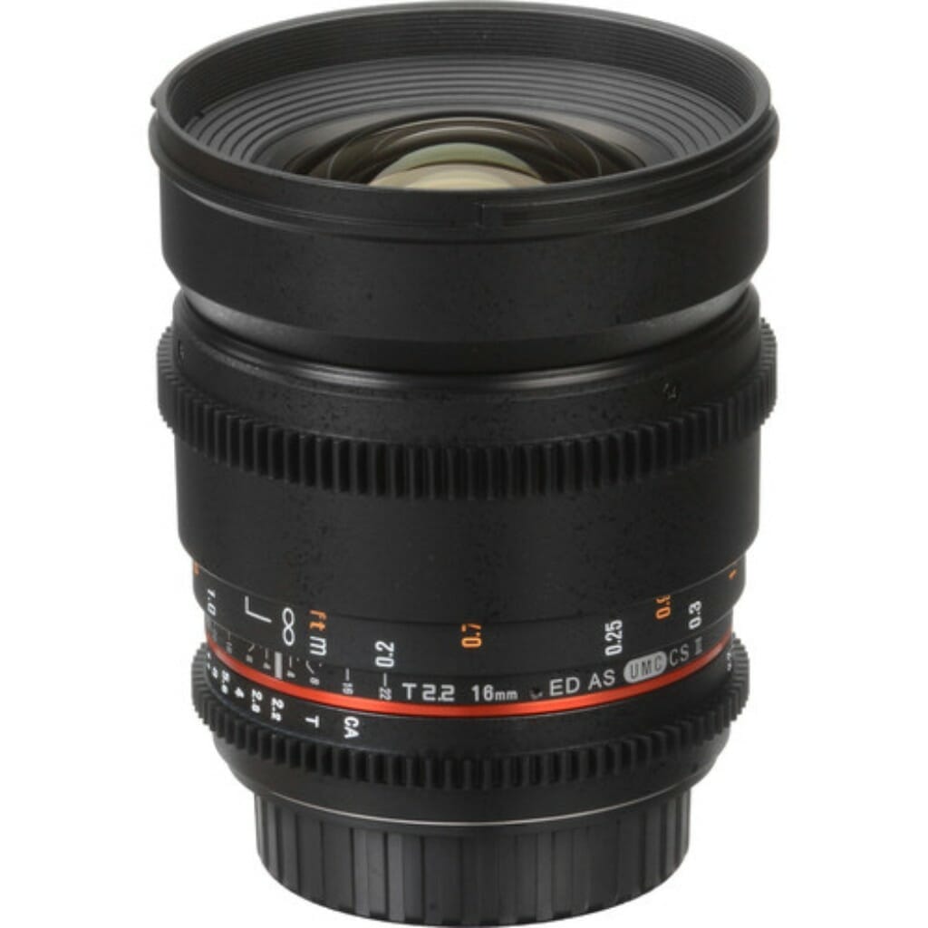 Rokinon 16mm T2.2 Cine DS Lens for Canon EF Mount for APS-C - Image 9