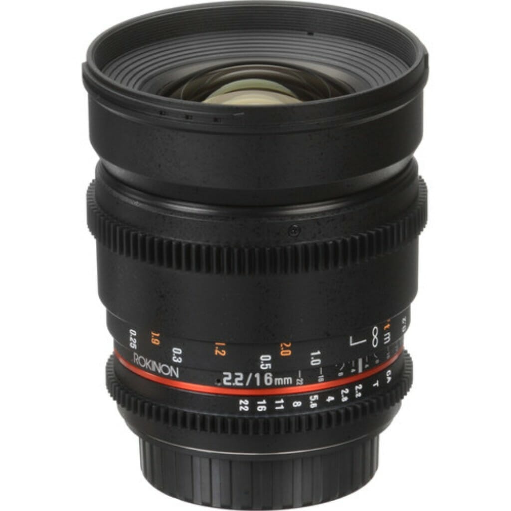 Rokinon 16mm T2.2 Cine DS Lens for Canon EF Mount for APS-C - Image 8