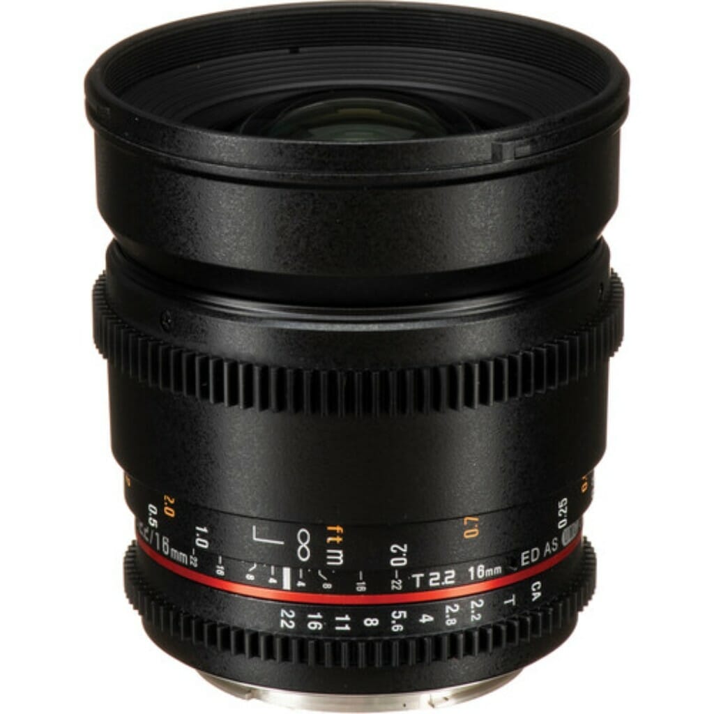 Rokinon 16mm T2.2 Cine DS Lens for Canon EF Mount for APS-C - Image 6