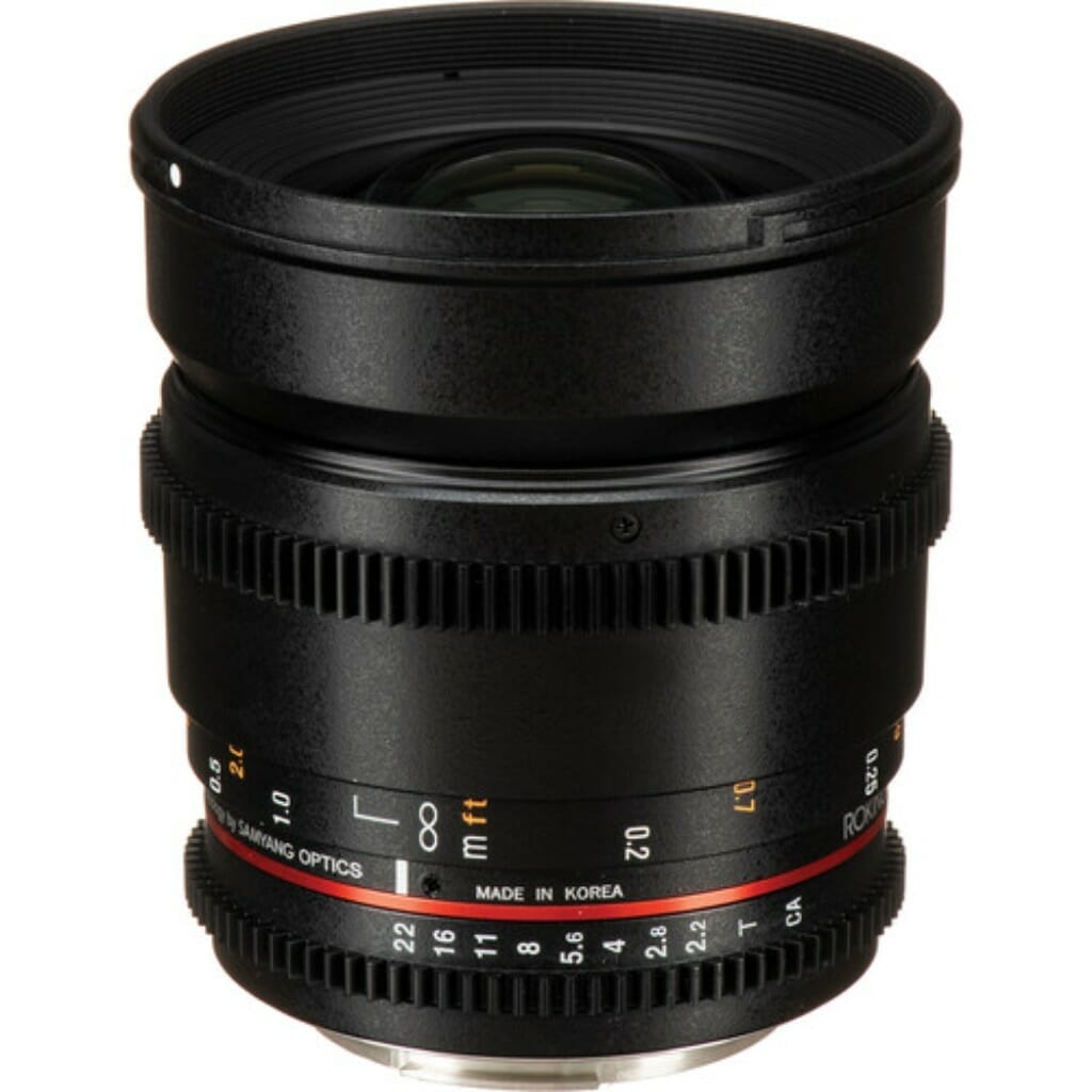 Rokinon 16mm T2.2 Cine DS Lens for Canon EF Mount for APS-C - Image 4