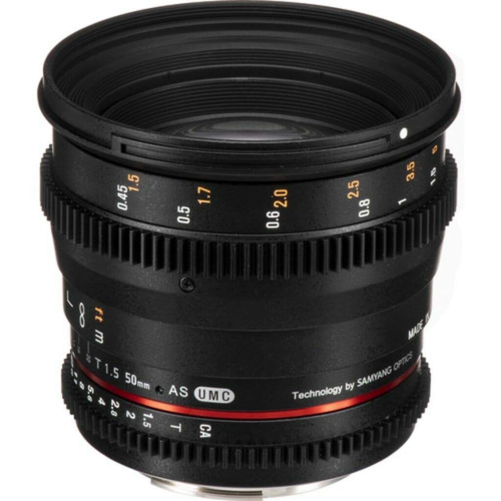 Rokinon 50mm T1.5 AS UMC Cine DS Lens for Canon EF Mount - Image 7