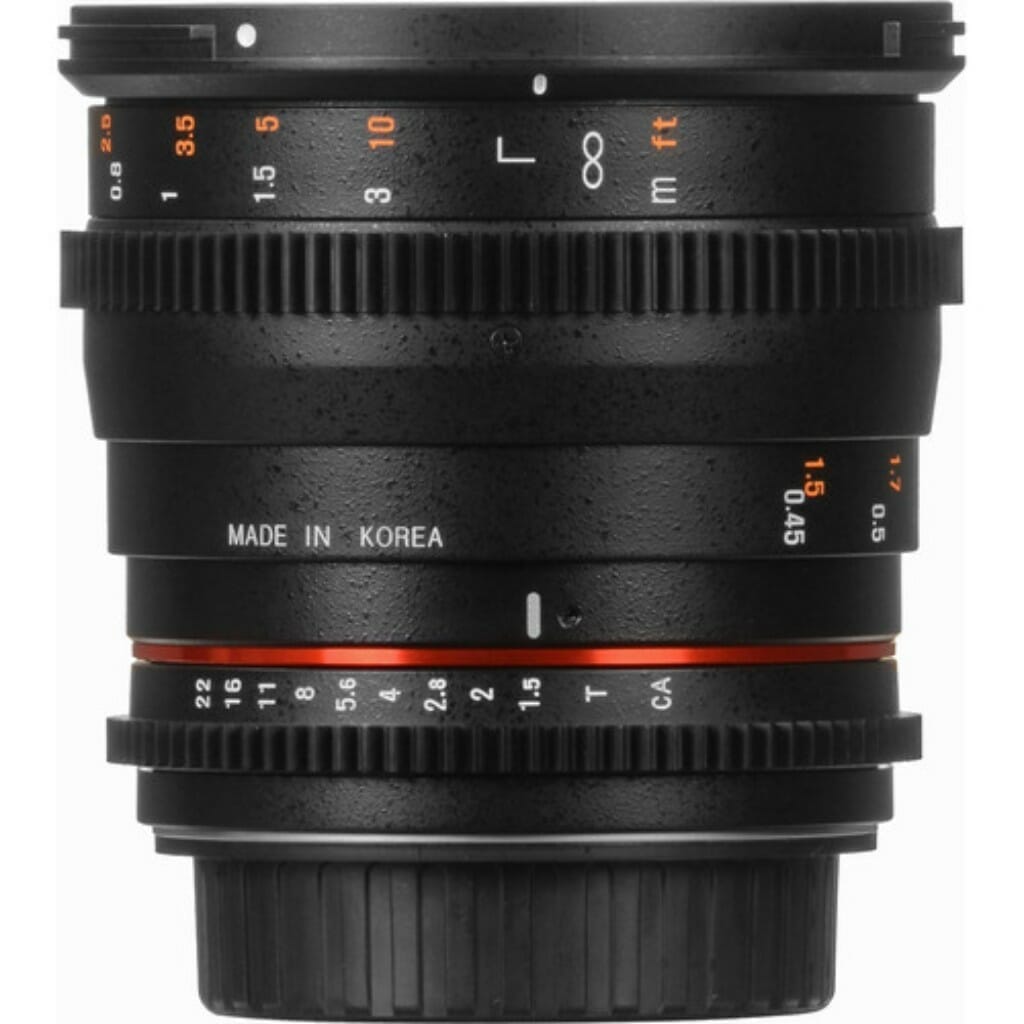 Rokinon 50mm T1.5 AS UMC Cine DS Lens for Canon EF Mount - Image 2