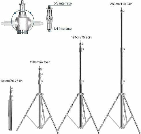 Stainless Steel Heavy Duty Light Stand - Image 6