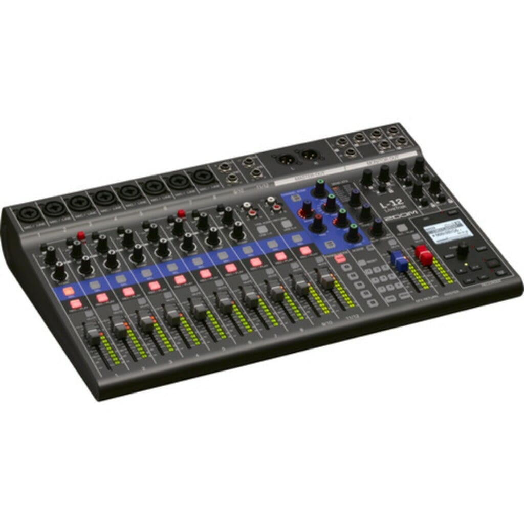 Zoom LiveTrak L-12 - 12-Channel Digital Mixer & Multitrack Recorder - Image 9