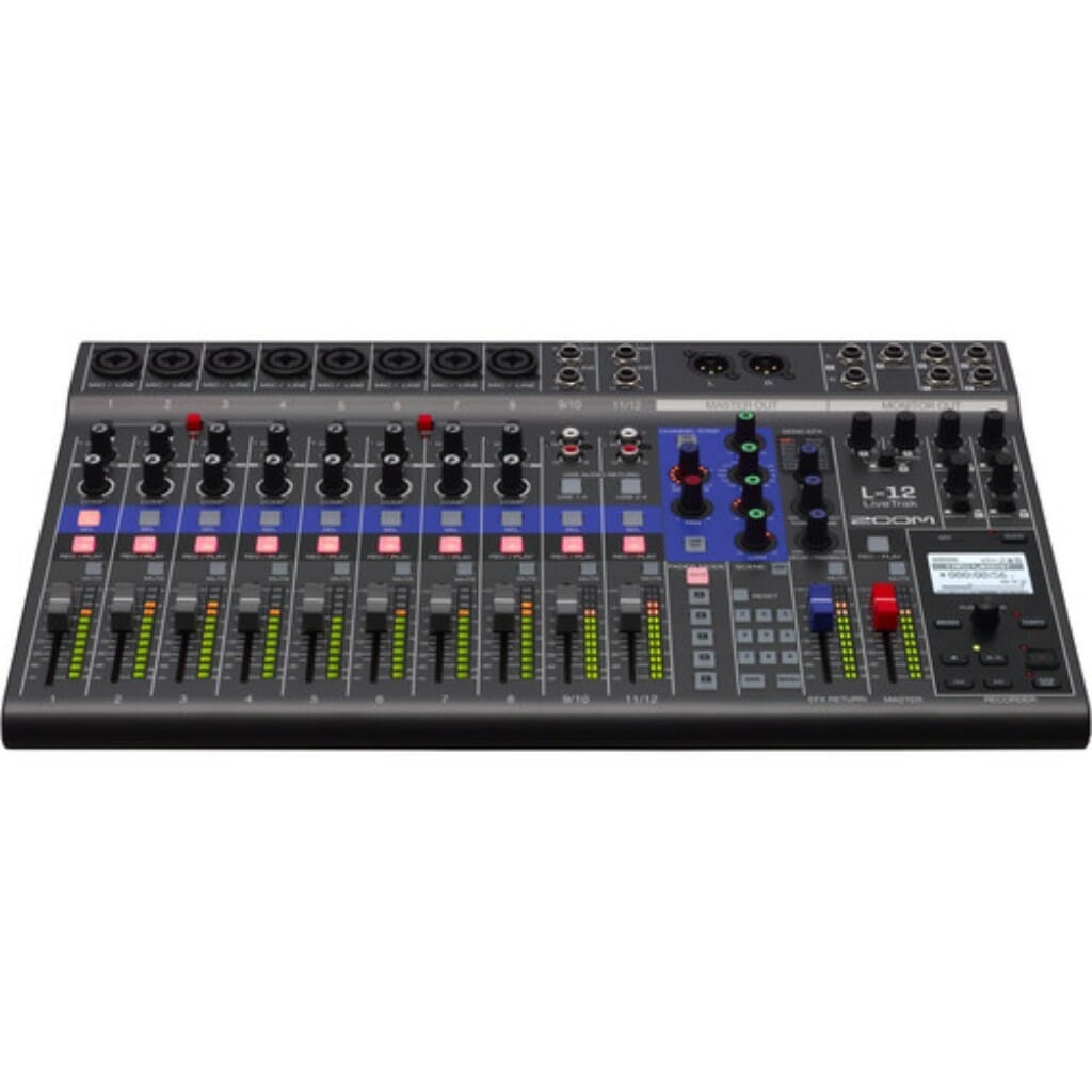 Zoom LiveTrak L-12 - 12-Channel Digital Mixer & Multitrack Recorder - Image 8