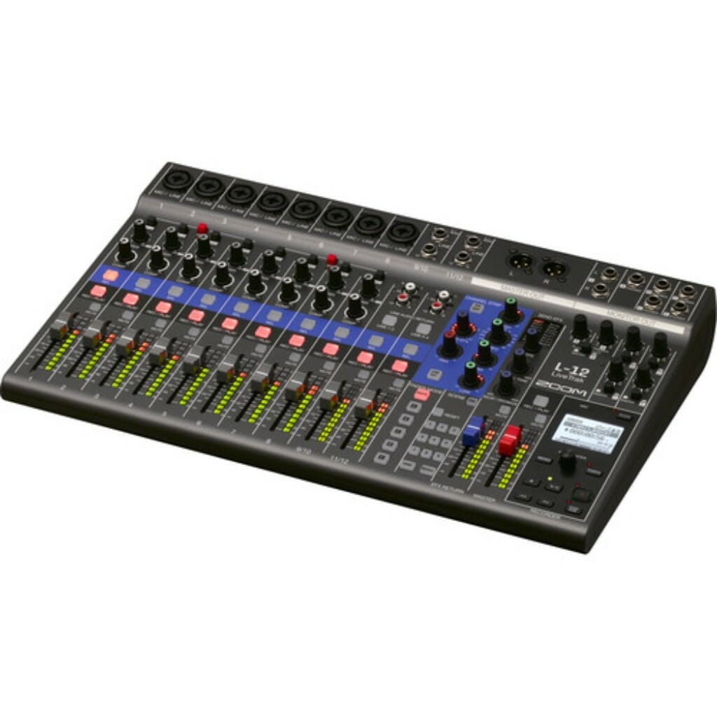 Zoom LiveTrak L-12 - 12-Channel Digital Mixer & Multitrack Recorder - Image 7