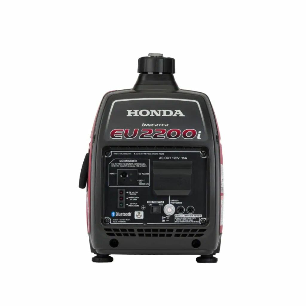 2200-Watt Remote Stop/Recoil Start Bluetooth Super Quiet Gasoline Powered Inverter Generator with Advanced CO Shutdown - Image 5