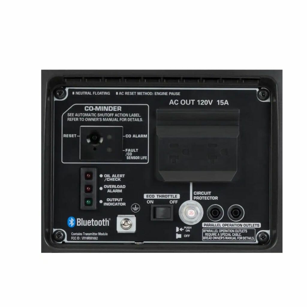 2200-Watt Remote Stop/Recoil Start Bluetooth Super Quiet Gasoline Powered Inverter Generator with Advanced CO Shutdown - Image 2