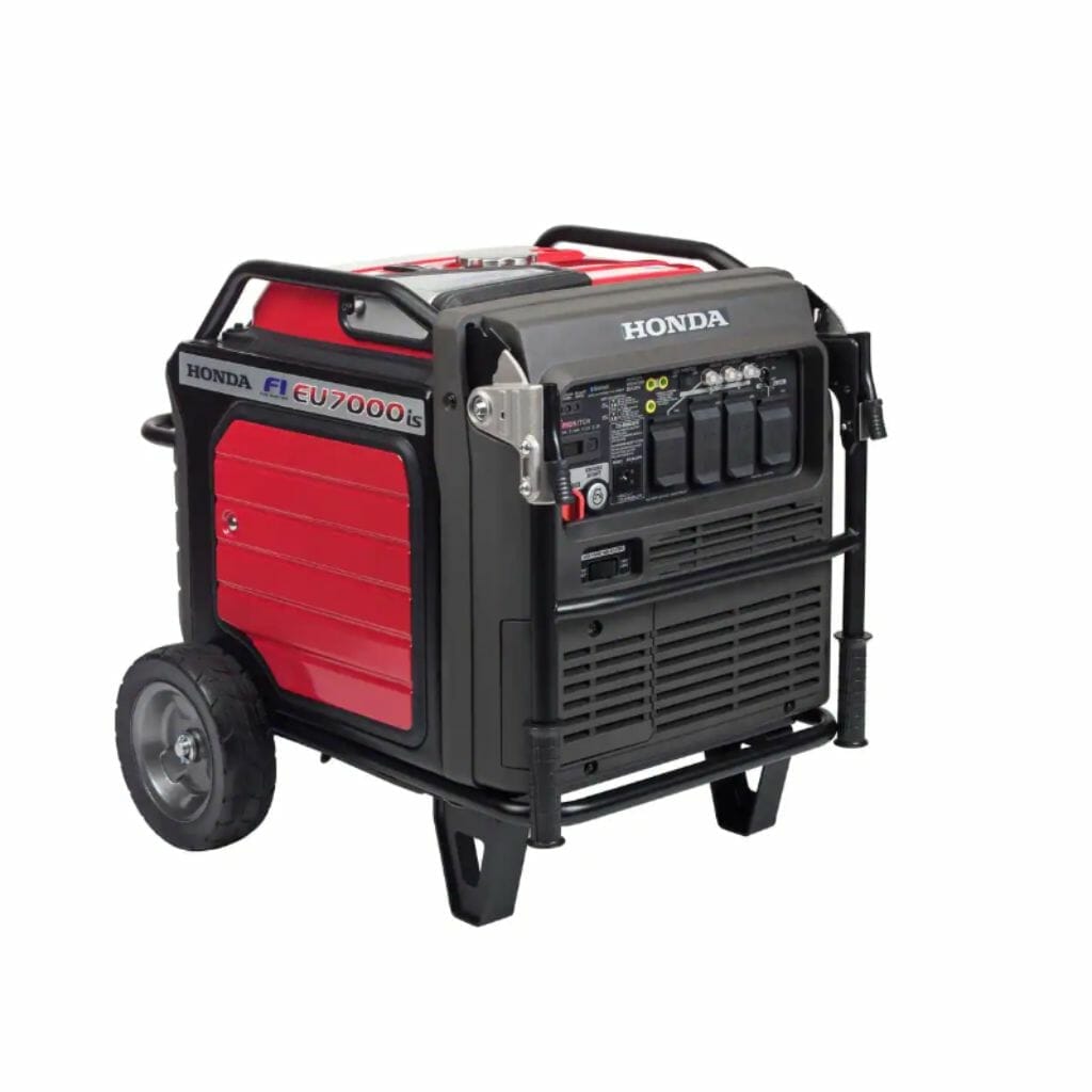 7000-Watt Ultra Quiet Remote Start/Stop Electric/Recoil Start Gasoline Powered Inverter Generator - Image 6