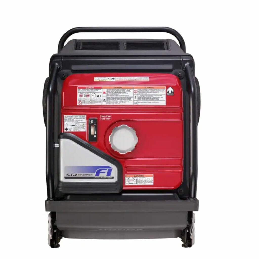 7000-Watt Ultra Quiet Remote Start/Stop Electric/Recoil Start Gasoline Powered Inverter Generator - Image 5