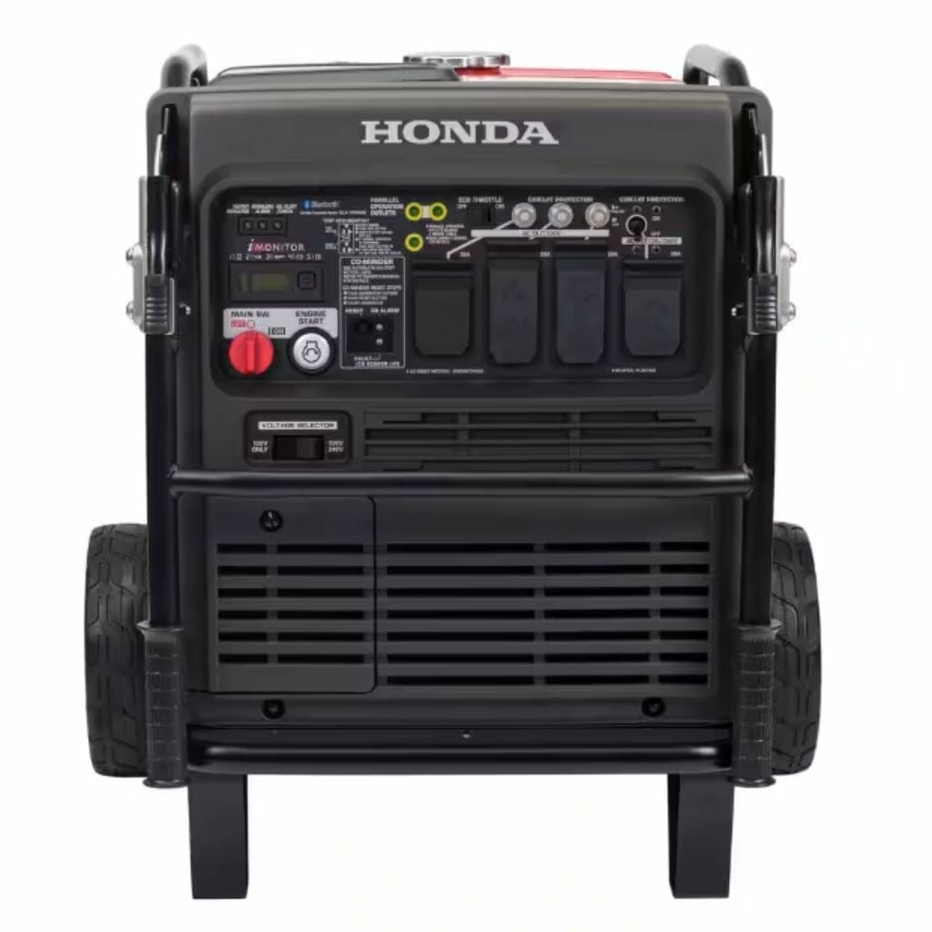 7000-Watt Ultra Quiet Remote Start/Stop Electric/Recoil Start Gasoline Powered Inverter Generator - Image 3