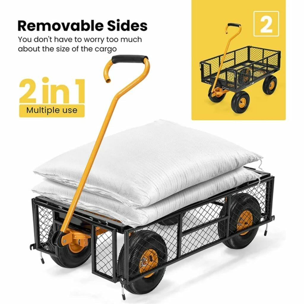 Heavy Duty Mesh Steel Cart - Image 5