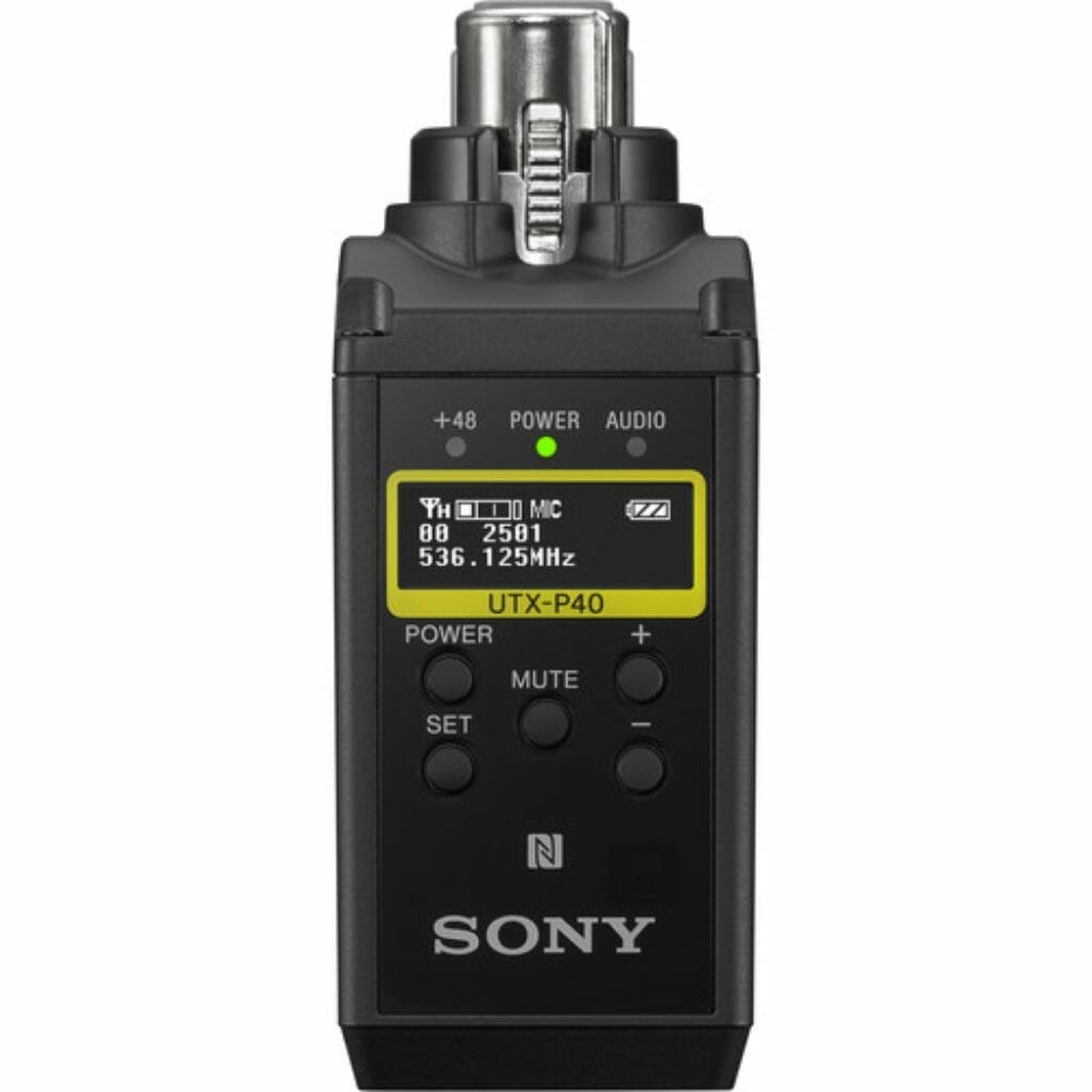 Sony UTX-P40 Wireless Plug-On Transmitter (UC14: 470 to 542 MHz) - Image 2